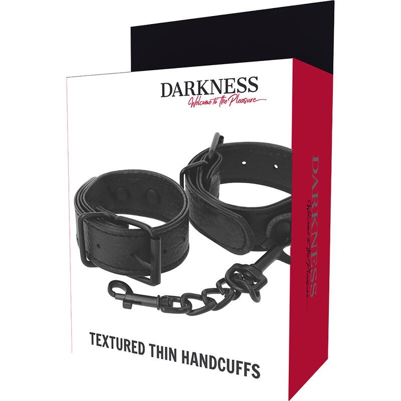 Darkness - Manette Large Con Struttura Sottile - DARKNESS BONDAGE - Manette e Polsini | erosidea.com