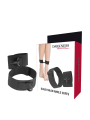 Darkness - Polsini Alla Caviglia In Nylon Nero - DARKNESS BONDAGE - Manette e Polsini | erosidea.com