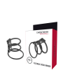 Darkness - Set Di 3 Anelli Per Pene Flessibili - DARKNESS BONDAGE - Anelli Fallici | erosidea.com