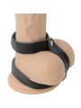 Darkness - Anello Regolabile Per Pene E Testicoli In Pelle - DARKNESS BONDAGE - Anelli Fallici | erosidea.com