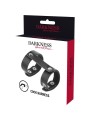 Darkness - Anello Regolabile Per Pene E Testicoli In Pelle - DARKNESS BONDAGE - Anelli Fallici | erosidea.com