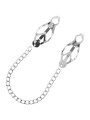 Darkness - Pinza Per Capezzoli In Metallo Con Catena - DARKNESS BONDAGE - Pinzette Capezzoli | erosidea.com