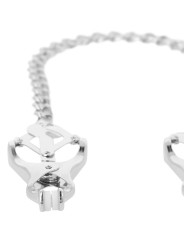 Darkness - Pinza Per Capezzoli In Metallo Con Catena - DARKNESS BONDAGE - Pinzette Capezzoli | erosidea.com