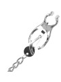 Darkness - Pinza Per Capezzoli In Metallo Con Catena - DARKNESS BONDAGE - Pinzette Capezzoli | erosidea.com