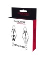 Darkness - Pinza Per Capezzoli In Metallo Con Catena - DARKNESS BONDAGE - Pinzette Capezzoli | erosidea.com