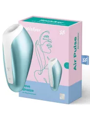 Love Breeze Succionador Blu Ghiaccio - SATISFYER AIR PULSE - Succhia Clitoride | erosidea.com