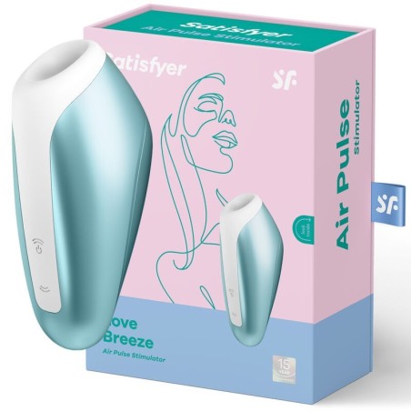 Love Breeze Succionador Blu Ghiaccio - SATISFYER AIR PULSE - Succhia Clitoride | erosidea.com