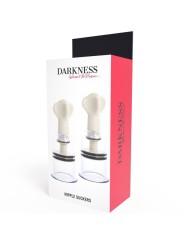 Darkness - Ventosa Trasparente Per Capezzoli Diametro 5 Cm - DARKNESS SENSATIONS - Pinzette Capezzoli | erosidea.com