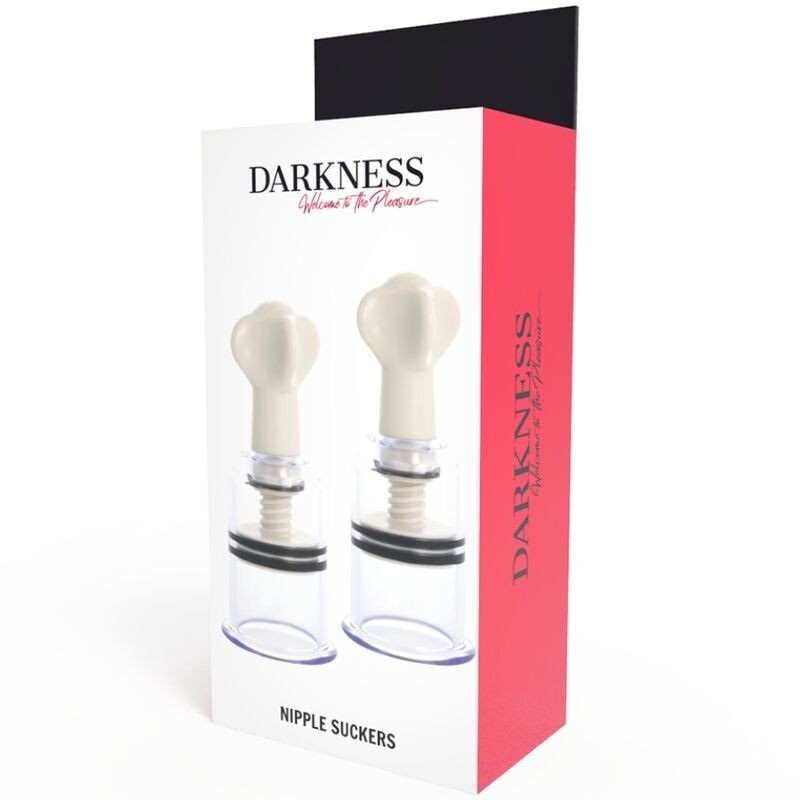 Darkness - Ventosa Trasparente Per Capezzoli Diametro 5 Cm - DARKNESS SENSATIONS - Pinzette Capezzoli | erosidea.com