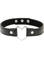 Coquette - Chic Desire Collana In Pelle Vegana Accessorio Cuore Donna - COQUETTE ACCESSORIES - Collari e Guinzagli | erosidea.com