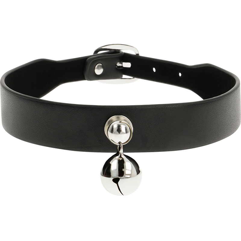 Coquette - Chic Desire Collana In Pelle Vegana Accessorio Donna Con Sonaglio - COQUETTE ACCESSORIES - Collari e Guinzagli | erosidea.com