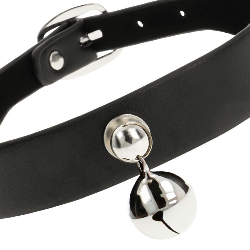 Coquette - Chic Desire Collana In Pelle Vegana Accessorio Donna Con Sonaglio - COQUETTE ACCESSORIES - Collari e Guinzagli | erosidea.com