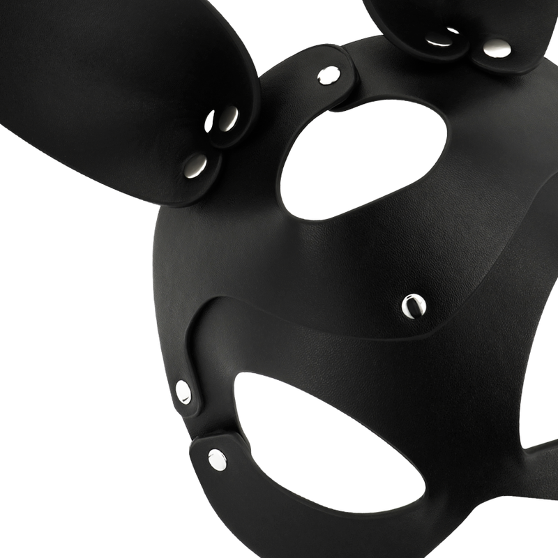 Coquette Chic Desire - Maschera Vegana In Pelle Con Orecchie Di Rabbit - COQUETTE ACCESSORIES - Maschere e Cappucci | erosidea.com
