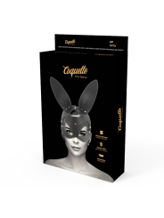 Coquette Chic Desire - Maschera Vegana In Pelle Con Orecchie Di Rabbit - COQUETTE ACCESSORIES - Maschere e Cappucci | erosidea.com