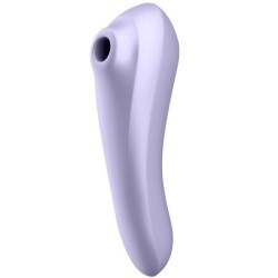 SATISFYER - VIBRATORE DUAL PLEASURE AIR PULSE MAUVE - SATISFYER CONNECT - Vibratori | erosidea.com