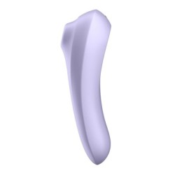 SATISFYER - VIBRATORE DUAL PLEASURE AIR PULSE MAUVE - SATISFYER CONNECT - Vibratori | erosidea.com