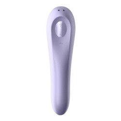 SATISFYER - VIBRATORE DUAL PLEASURE AIR PULSE MAUVE - SATISFYER CONNECT - Vibratori | erosidea.com