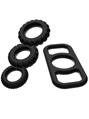 Addicted Toys - Set Di Anelli Per Pene - 4 Pezzi - Addicted Toys - Anelli Fallici | erosidea.com