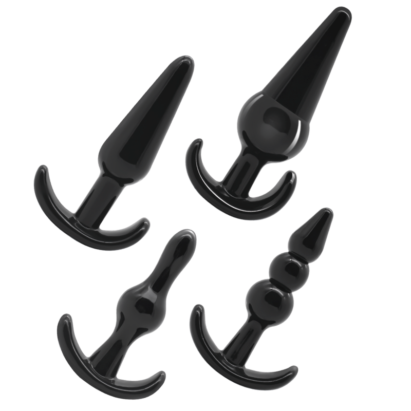 Addicted Toys - Set Di 4 Tappi Anali - Addicted Toys - Plug e Catene Anali | erosidea.com