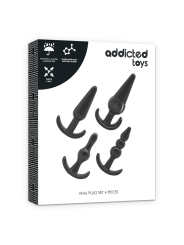 Addicted Toys - Set Di 4 Tappi Anali - Addicted Toys - Plug e Catene Anali | erosidea.com