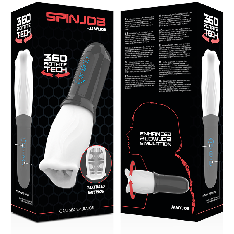 Stimolatore Sesso Orale Jamyjob Spinjob - JAMYJOB - Masturbatori Orali | erosidea.com