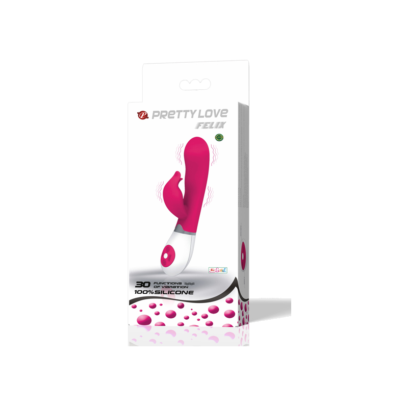 Pretty Love - Flirtation Vibratore Con Stimolatore Felix - PRETTY LOVE FLIRTATION - Vibratori | erosidea.com