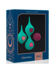 Rithual - Set I Di Allenamento Pelvico Deva Aqua Green - RITHUAL - Ovetti Palline Sfere | erosidea.com