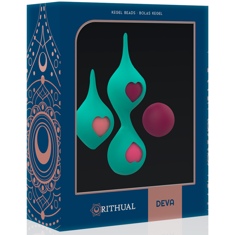 Rithual - Set I Di Allenamento Pelvico Deva Aqua Green - RITHUAL - Ovetti Palline Sfere | erosidea.com