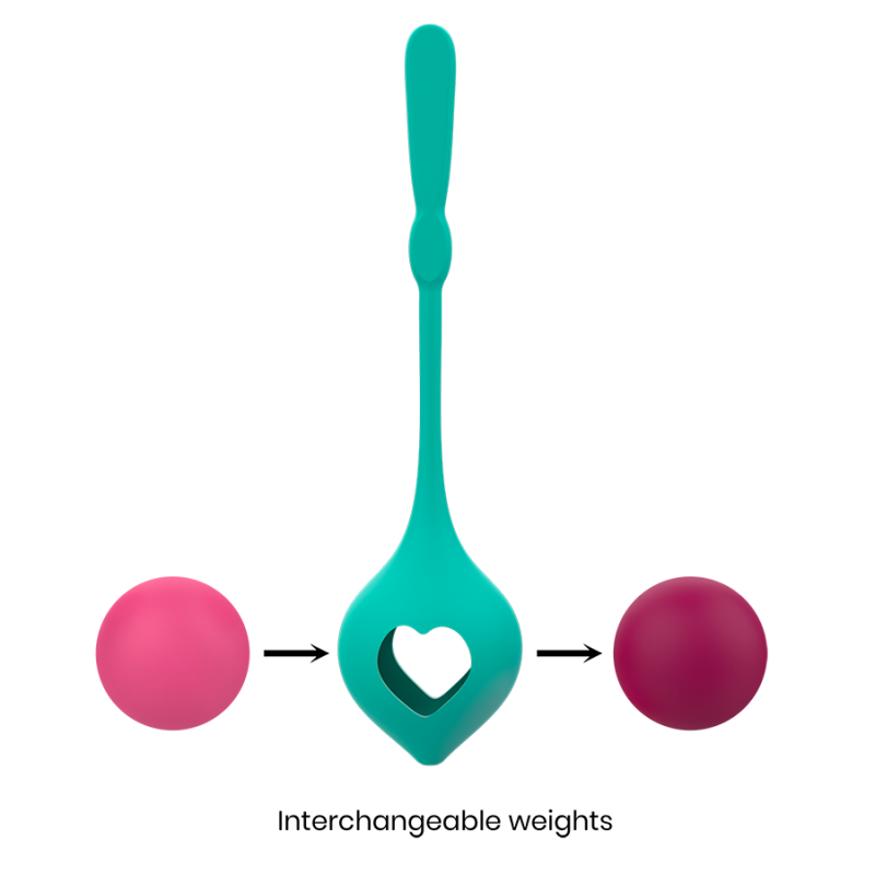 Rithual - Set I Di Allenamento Pelvico Deva Aqua Green - RITHUAL - Ovetti Palline Sfere | erosidea.com