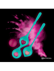 Rithual - Set I Di Allenamento Pelvico Deva Aqua Green - RITHUAL - Ovetti Palline Sfere | erosidea.com