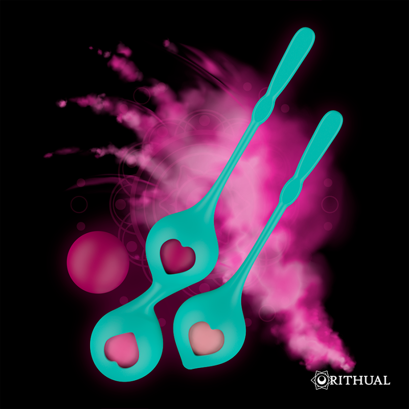 Rithual - Set I Di Allenamento Pelvico Deva Aqua Green - RITHUAL - Ovetti Palline Sfere | erosidea.com