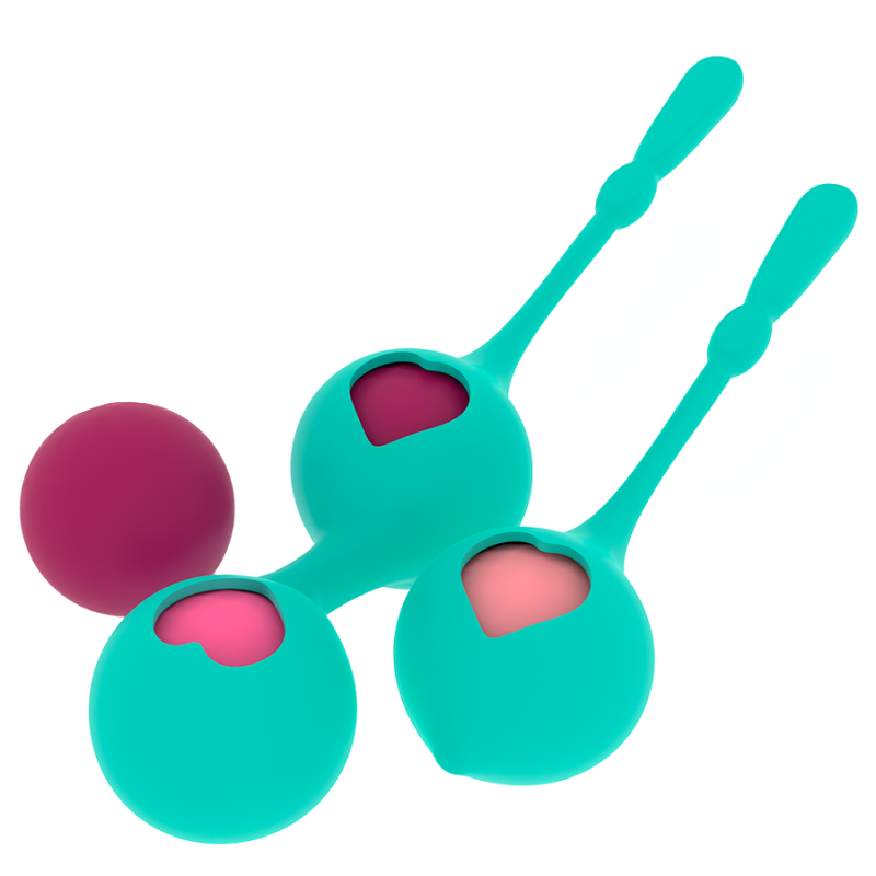 Rithual - Set I Di Allenamento Pelvico Deva Aqua Green - RITHUAL - Ovetti Palline Sfere | erosidea.com
