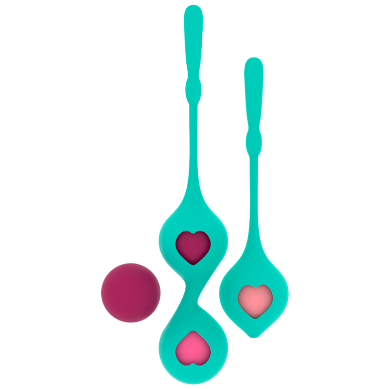 Rithual - Set I Di Allenamento Pelvico Deva Aqua Green - RITHUAL - Ovetti Palline Sfere | erosidea.com