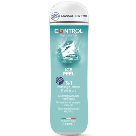 Gel 3 In 1 Ice Feel 200 Ml - CONTROL LUBES - A Base Silicone | erosidea.com