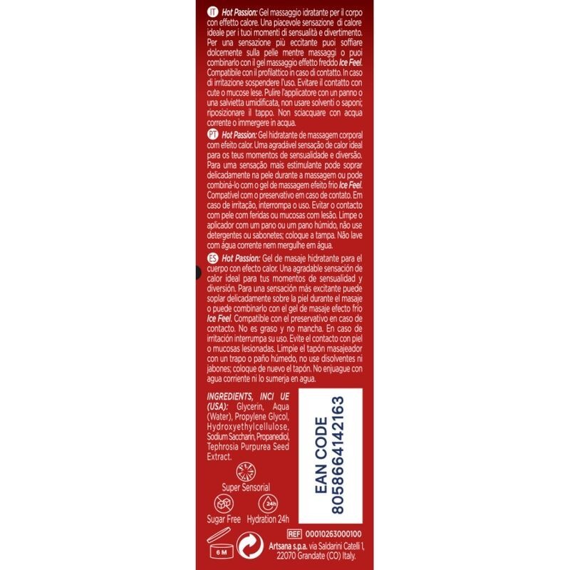 Control - Hot Passion Gel 3 In 1 200 Ml - CONTROL LUBES - A Base Silicone | erosidea.com