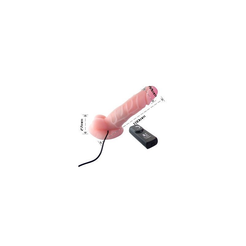 Pene Realistico Cibersking Loveclone Con Rotazione - BAILE VIBRATORS - Dildo Realistici | erosidea.com