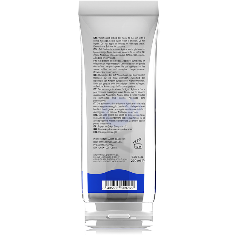 Lubricante Base De Agua 200 Ml - AQUA QUALITY - A Base Acqua | erosidea.com