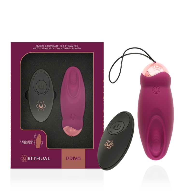Rithual - Priya Egg Telecomando G-Spot + Vibrazione - RITHUAL - Vibratori per Coppia | erosidea.com