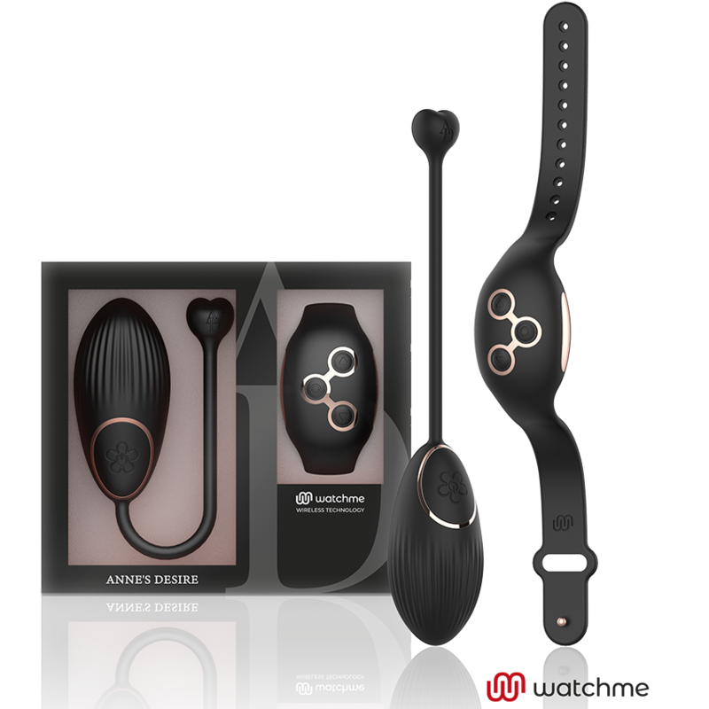 Anne's Desire - Egg Tecnologia Di Controllo Remoto Watchme Nero/Oro - ANNE'S DESIRE - Ovetti Palline Sfere | erosidea.com