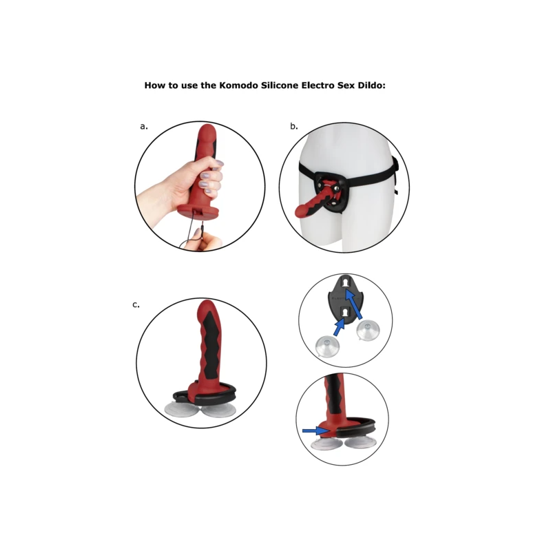 Electrastim - Dildo Komodo Silicone Fusion - ELECTRASTIM - Dildo Speciali | erosidea.com