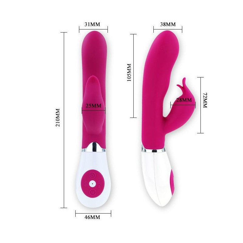 Pretty Love - Flirtation Vibratore Con Stimolatore Felix - PRETTY LOVE FLIRTATION - Vibratori | erosidea.com