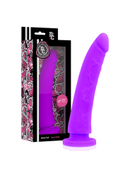 Delta Club - Toys Arnes + Dong Silicone Viola 20 X 4 Cm - DELTACLUB - Strap-on e Imbracature | erosidea.com
