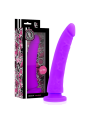 Delta Club - Toys Arnes + Dong Silicone Viola 20 X 4 Cm - DELTACLUB - Strap-on e Imbracature | erosidea.com
