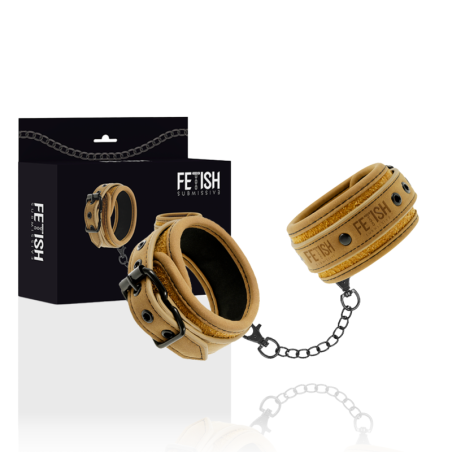 Fetish Submissive Origen - Manette Vegane In Pelle Con Fodera In Neoprene - FETISH SUBMISSIVE ORIGIN - Manette e Polsini | erosidea.com