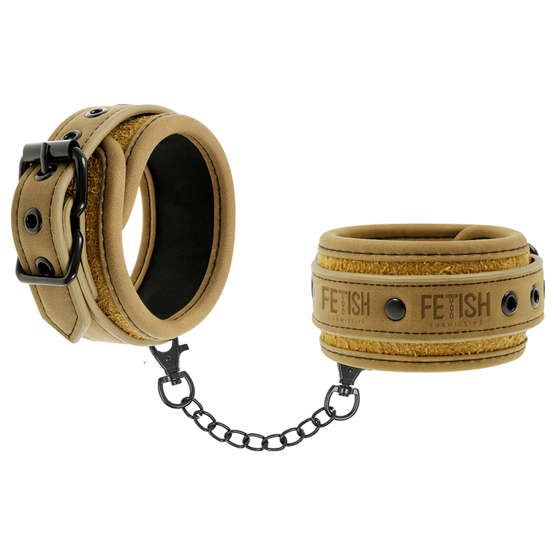 Fetish Submissive Origen - Manette Vegane In Pelle Con Fodera In Neoprene - FETISH SUBMISSIVE ORIGIN - Manette e Polsini | erosidea.com