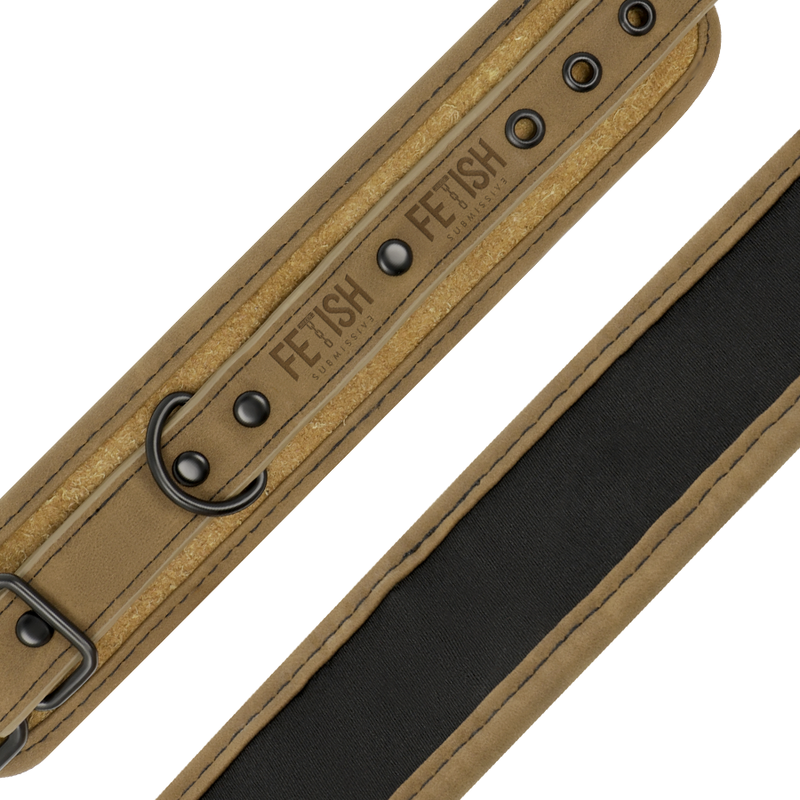 Fetish Submissive Origen - Manette Vegane In Pelle Con Fodera In Neoprene - FETISH SUBMISSIVE ORIGIN - Manette e Polsini | erosidea.com