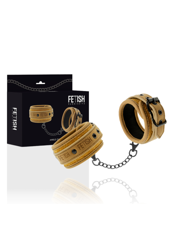 Fetish Submissive Origen - Polsini Alla Caviglia In Pelle Vegana Con Fodera In Neoprene - FETISH SUBMISSIVE ORIGIN - Manette e Polsini | erosidea.com