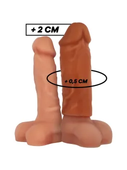 Virilxl - Estensione Del Pene In Silicone Liquido V3 Marrone