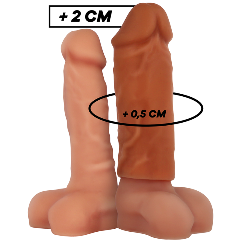 Virilxl - Estensione Del Pene In Silicone Liquido V3 Marrone - VIRILXL - Guaine e Prolunghe | erosidea.com