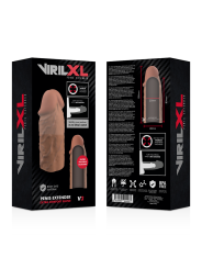 Virilxl - Estensione Del Pene In Silicone Liquido V3 Marrone - VIRILXL - Guaine e Prolunghe | erosidea.com